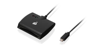 iogear GSR205 Smart Card Reader, Internal USB 3.2 Gen 1 (3.1 Gen 1), Black