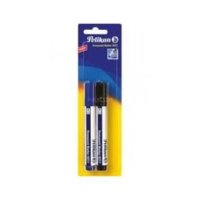 Pelikan 950170 Permanent Marker, Black and Blue, 2-pack