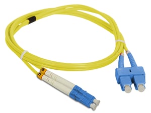 Alantec FOC-LCSC-9SMD-1 kabel InfiniBand / światłowodowy 1 m LC SC Żółty