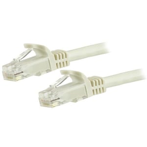 StarTech N6PATC15MWH Network Cable, White, 15 m, Cat6 U/UTP (UTP)