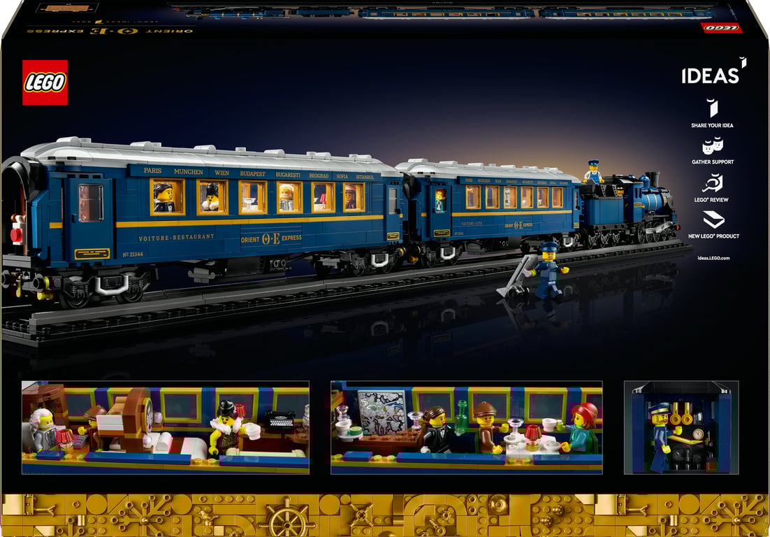 фото Блоковий конструктор LEGO Ideas Східний експрес (21344)