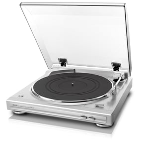 Denon DP-29F obrotowy talerz gramofonu Gramofon z napędem pasowym Srebrny Automatyczny