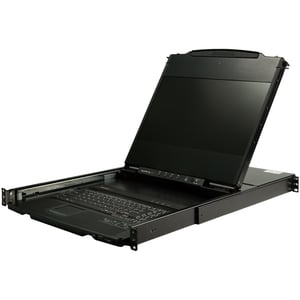 StarTech RKCOND17HD rackkonsol 43,9 cm (17,3") 1920 x 1080 px stål svart 1U