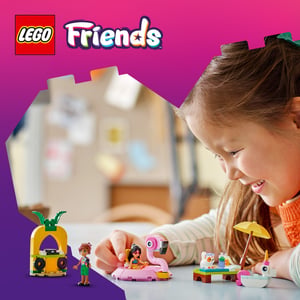 LEGO Friends Impreza na basenie z jednorożcem i flamingiem