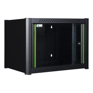 Lanview RWM06U56BL 6U-Rack, Hängeschrank, schwarz
