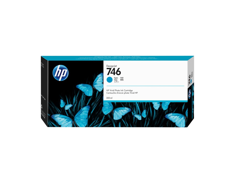HP Wkład z atramentem niebieskim DesignJet 746 o pojemności 300 ml