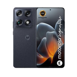 Motorola signature 17,2 cm (6.78") Dual SIM Android 16.0 5G USB Type-C 16 GB 512 GB 5200 mAh Ciemny Niebieski