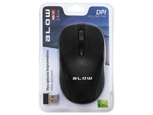 BLOW MB-10 mus Kontor Tvåhands RF Trådlös Optisk 1600 DPI