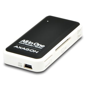 Axagon CRE-X1 USB 2.0-Kartenlesegerät Schwarz, Weiß