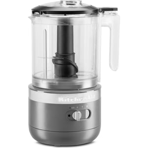 KitchenAid 5KFCB519EDG Electric Vegetable Shredder, 1.19 L, 24 W, Gray, Transparent