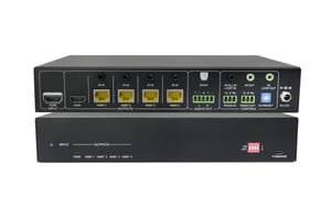 Vivolink VLHDBSP1X4V2 HDMI-TV-Splitter 4x RJ-45
