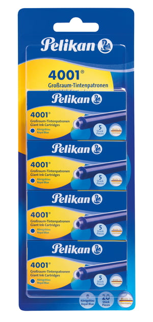 Pelikan 330894 Kugelschreibermine, blau, 20 Stück