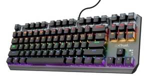 Trust GXT 834 Callaz USB-gamingtangentbord QWERTY engelska svart