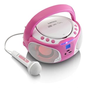 Lenco SCD-650 pink Tragbar Rosa