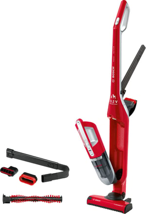 Bosch Serie 4 BBH3ZOO25 okurzacz na kiju/szczotka elektryczna Odkurzacz stojący 2 w 1 Bateria Suchy Bez worka 0,4 l Czerwony