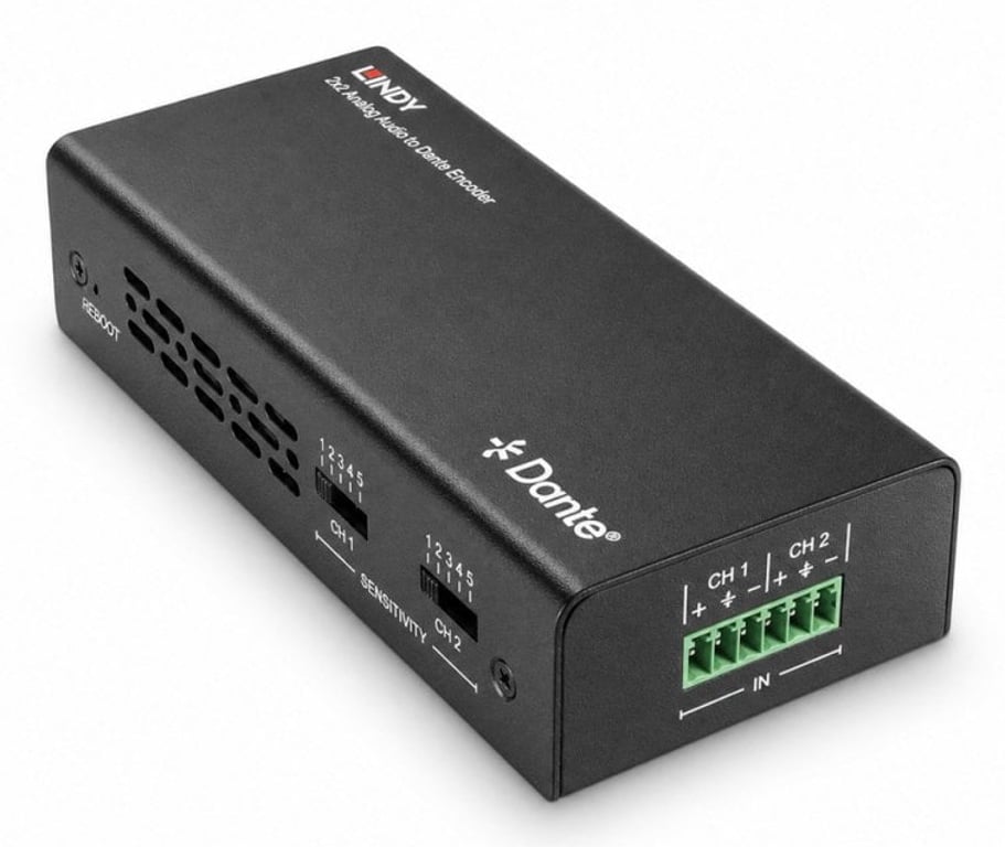 Lindy 70622 konwerter plików audio Czarny