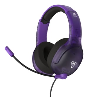 Turtle Beach Airlite Fit Zestaw słuchawkowy Przewodowa Opaska na głowę Gaming Czarny, Fioletowy