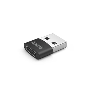 Hama 00201532 USB-C to USB-A Adapter, Black