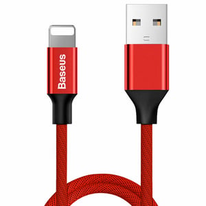 Baseus 6953156253001 Handy-Kabel Rot 1,2 m USB-A-Lightning