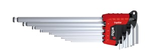 Wiha 369R L-Shaped Allen Wrench Set, Metric, 9-piece