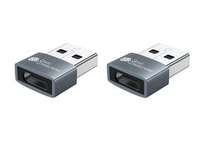 Kabelmeister USB-AD203-2 przejściówka do kabli USB-A USB-C Szary