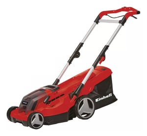 Einhell GE-CM 36/37 Li-Solo Push Lawn Mower, Battery-Powered, Black, Red