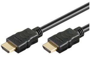 Goobay 31886 HDMI-Kabel 5 m, HDMI Typ A (Standard), schwarz