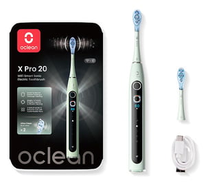 Oclean X Pro 20 Electric Toothbrush Dorosły Szczoteczka do zębów drgająca Zielony, Czarny