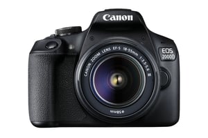 Canon EOS 2000D BK 18-55 IS + SB130 +16GB EU26 24.1 MP CMOS DSLR Kit 6000 x 4000 px Black