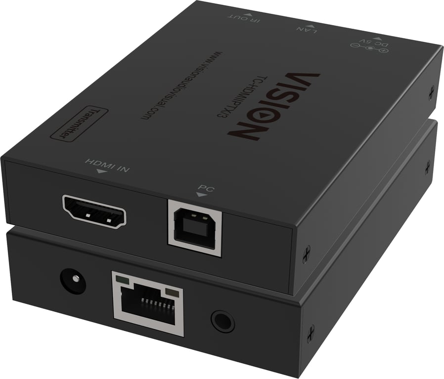 Vision HDMI-over-IP Receiver Amplituner Czarny