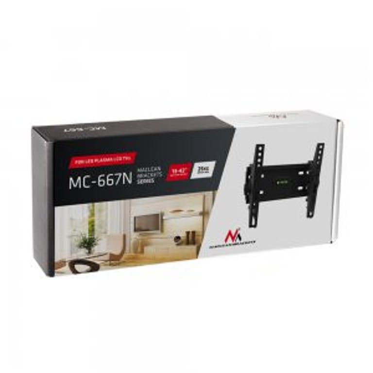 Maclean MC-667 uchwyt do telewizorów 106,7 cm (42") Czarny