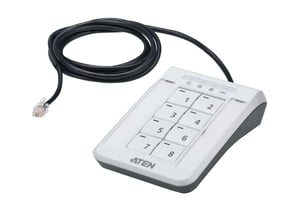 ATEN 2XRT-0019G annan inmatningsenhet Tangentbord RJ-11 Svart, Vit