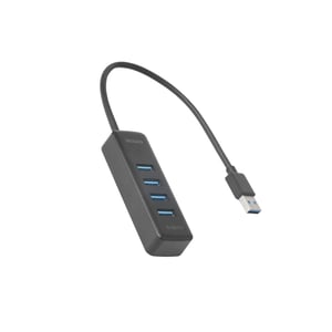 Deltaco UH-734 huby i koncentratory USB 3.2 Gen 1 (3.1 Gen 1) Type-A 5000 Mbit/s Czarny