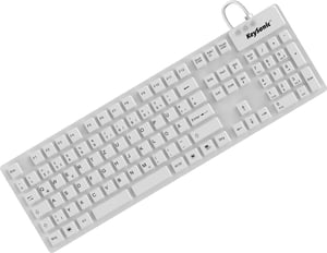 KeySonic KSK-8030 IN (DE) vit tangentbord Industriellt USB QWERTZ tyskt vitt