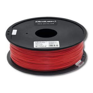 Qoltec 50674 3D-utskriftsmaterial Polymjölksyra (PLA) Röd 1 kg
