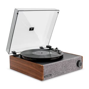 Victrola Eastwood LP Gramofon z napędem pasowym Szary, Orzech włoski