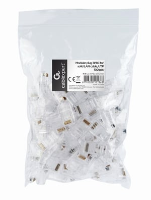 Gembird LC-8P8C-001/100 8P8C-kontakt (RJ-45) Transparent