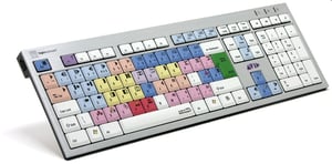 Logickeyboard LKB-MCOM4-AJPU-UK klawiatura Biuro USB Angielski Wielobarwny