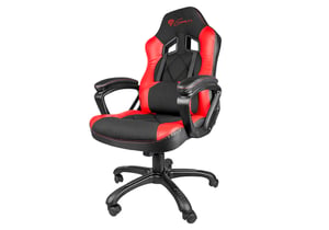 GENESIS SX33 Gamingfåtölj Klädd sits Svart, Röd