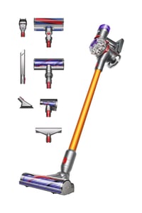 Dyson V8 Absolute 2-in-1-Standstaubsauger, Akku, Trocken, beutellos, Silber, Gelb