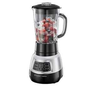 Russell Hobbs Velocity Pro 1,5 l bordsblender 1000 W Svart, Rostfritt stål, Genomskinlig