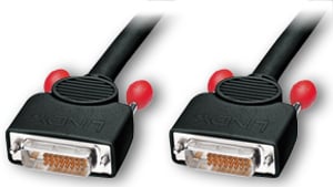 Lindy DVI-D Dual Link 10.0m kabel DVI 10 m Czarny