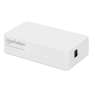 Manhattan 560672 Unmanaged Fast Ethernet (10/100) Network Switch, White