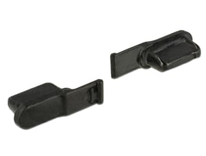 DeLOCK 64033 Steckdosenabdeckung, schwarz, 10 Stück