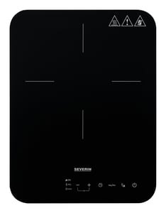 Severin KP 1032 spishäll Svart, Grå Bordsskiva 28 cm Induktionshäll med 1 kokzon