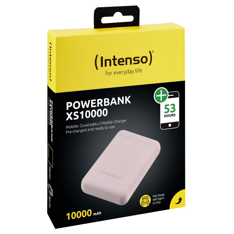 фото Зовнішній акумулятор (павербанк) Intenso XS10000 10000mAh Pink (7313533)