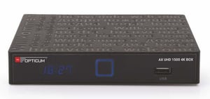 Opticum AX UHD 1500K Satellit-Full HD Svart