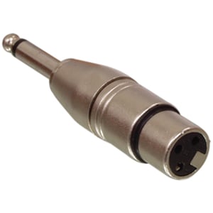Valueline XLR 3p - 6.35mm, M/F 6.35 Brown