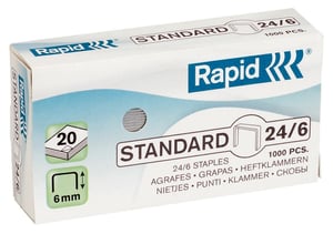 Rapid 24/6 Zszywki paczka 1000 zszywek