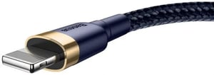 Baseus CALKLF-CV3 kabel Lightning 2 m Blau, Gold